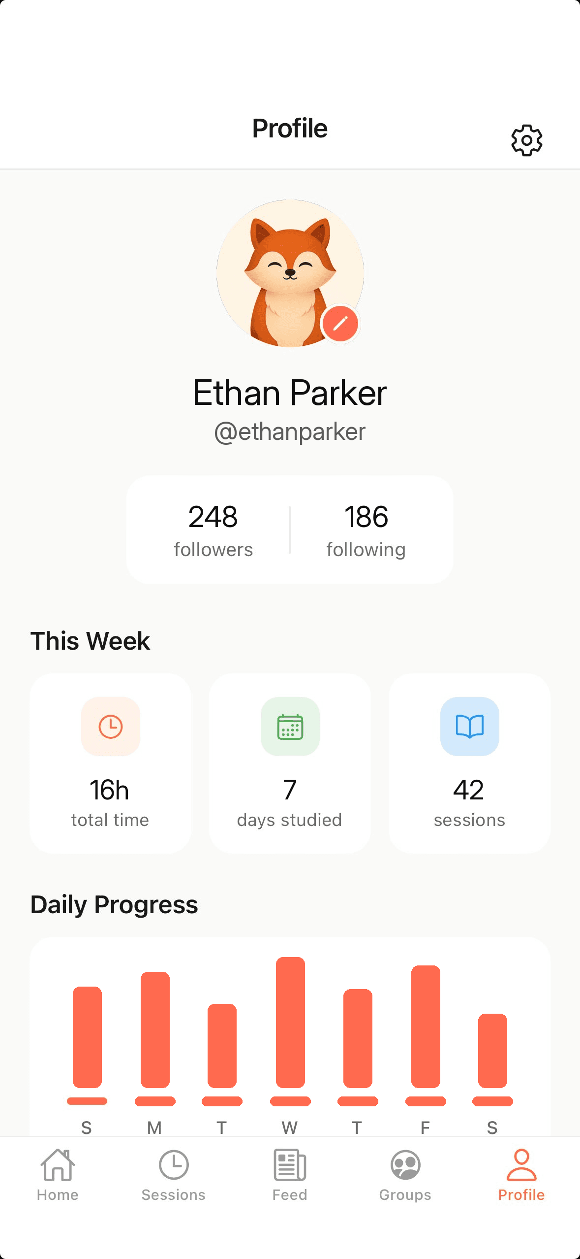 Studaily profile